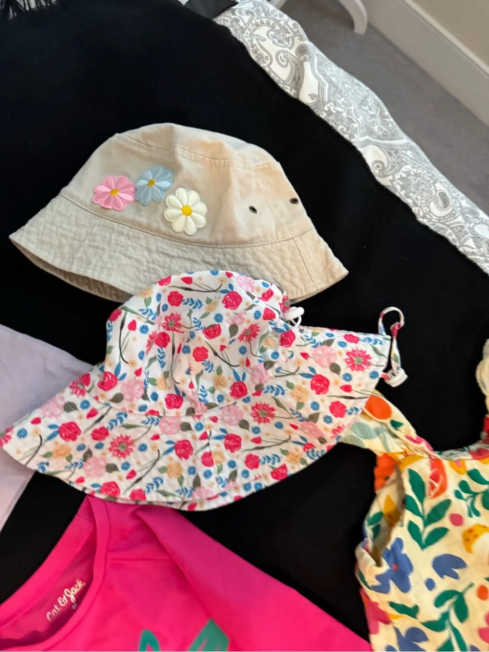 Girls Mixed Summer Outfits Bundle - Bright Fruit & Floral Prints